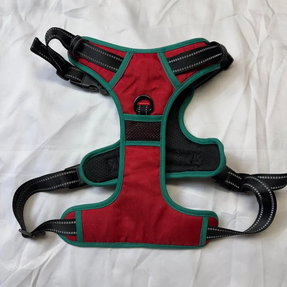 phoe pet harness xlarge red/ green euc